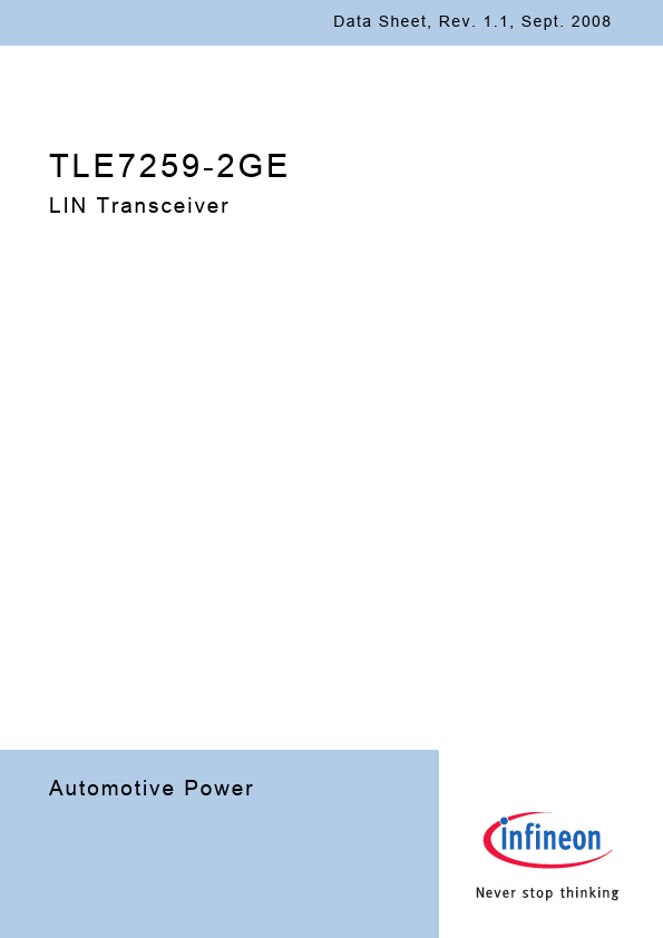 TLE7259-2GE Infineon Technologies