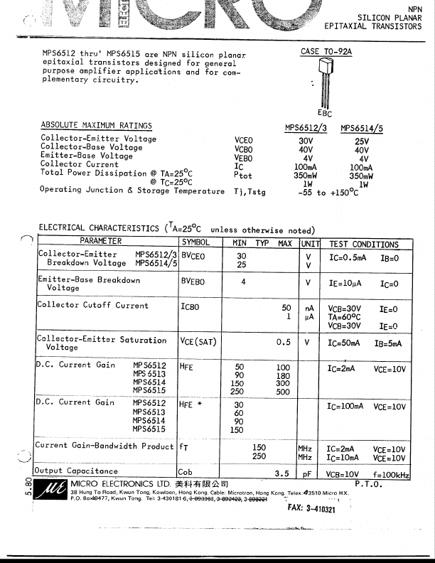 MPS6515