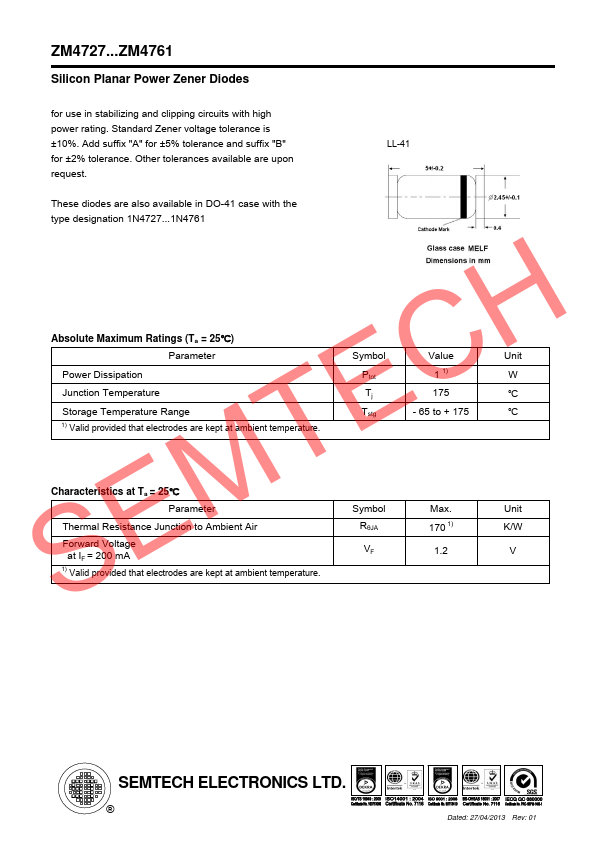 ZM4747 SEMTECH