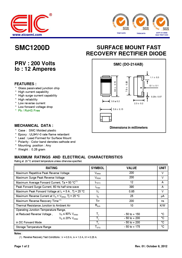 SMC1200D EIC