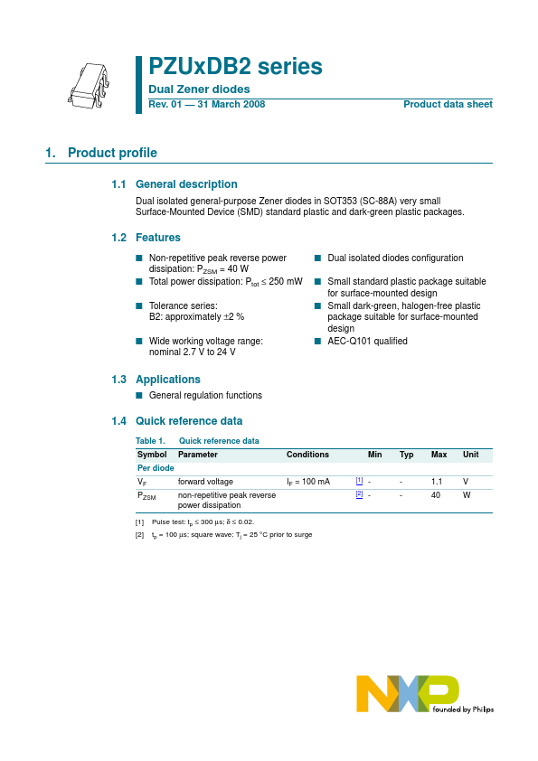 PZU18DB2 NXP