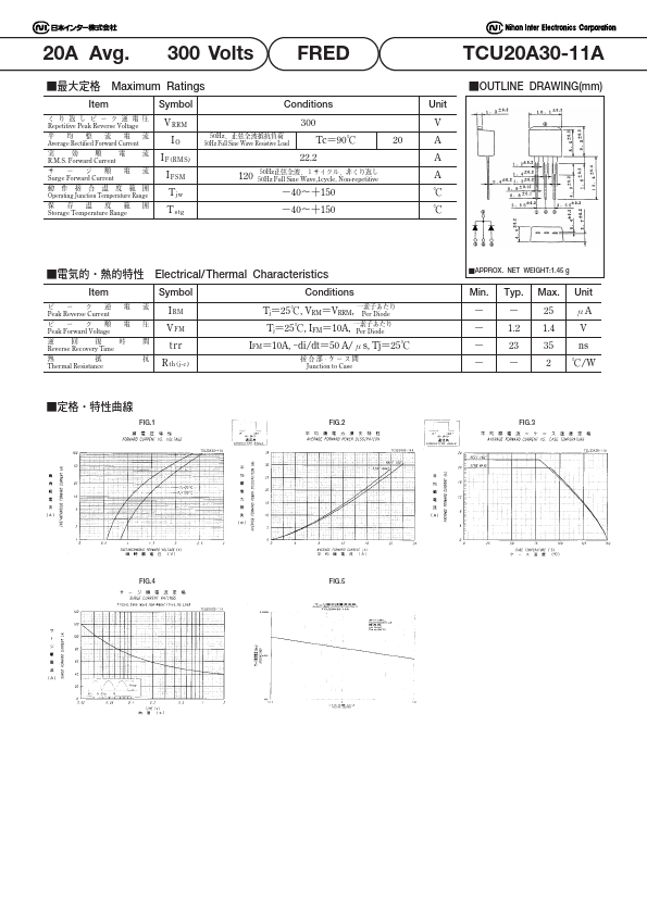 TCU20A30-11A Nihon Inter Electronics