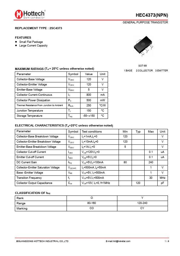 HEC4373 HOTTECH