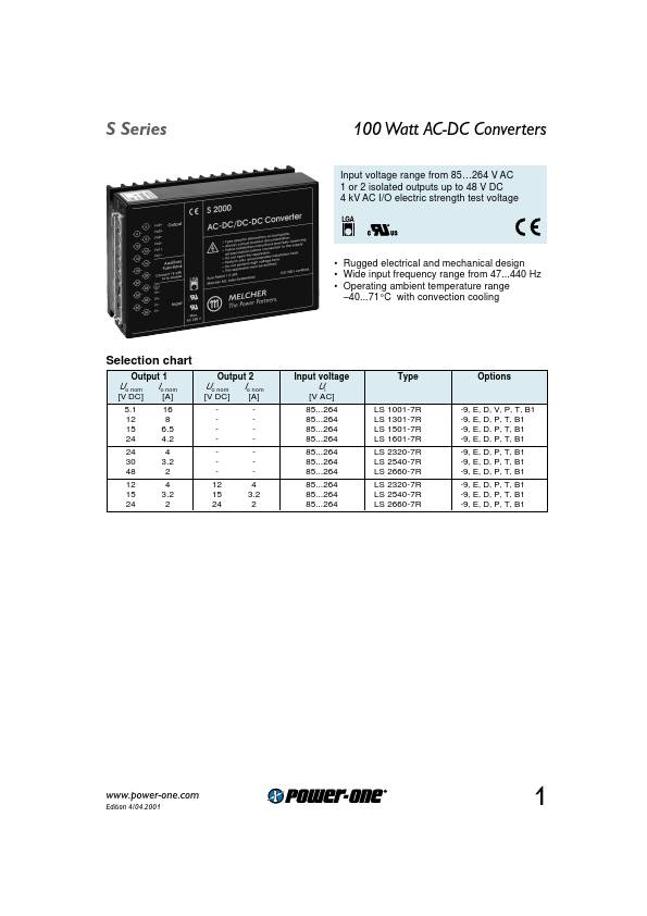 LS1501-7R Power-One