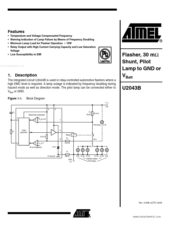 U2043B ATMEL Corporation