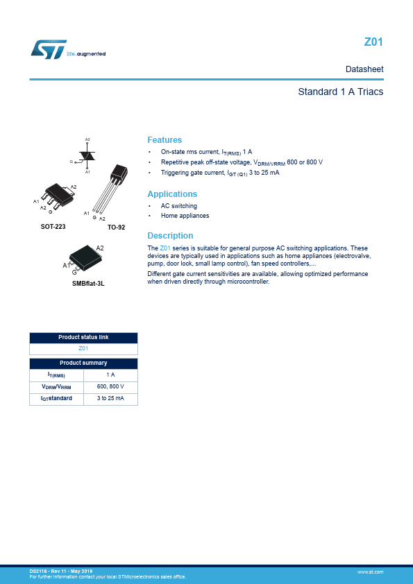 Z7M STMicroelectronics