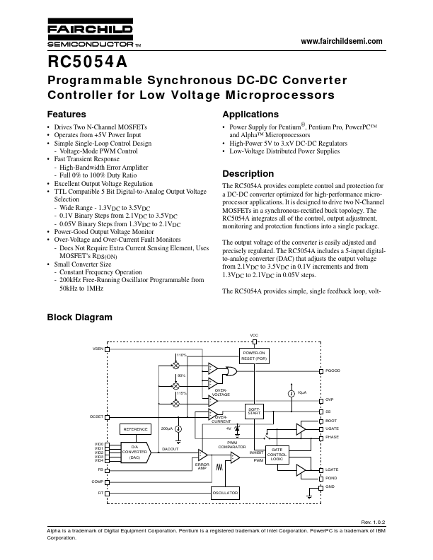 RC5054 Fairchild Semiconductor