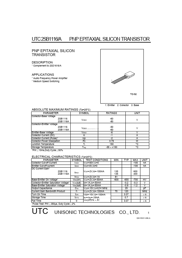 2SB1116