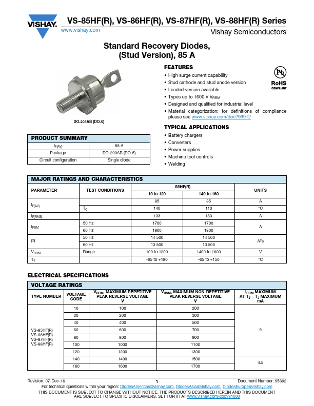 VS-87HFR10