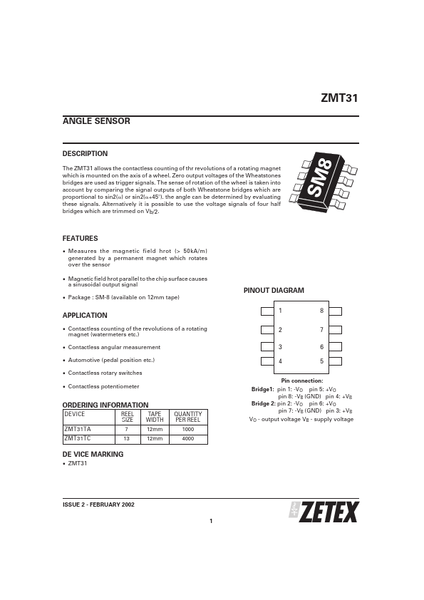 ZMT31TC Zetex Semiconductors