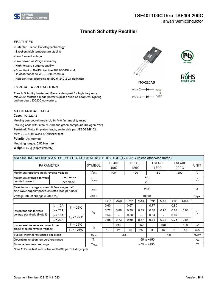 TSF40L100C