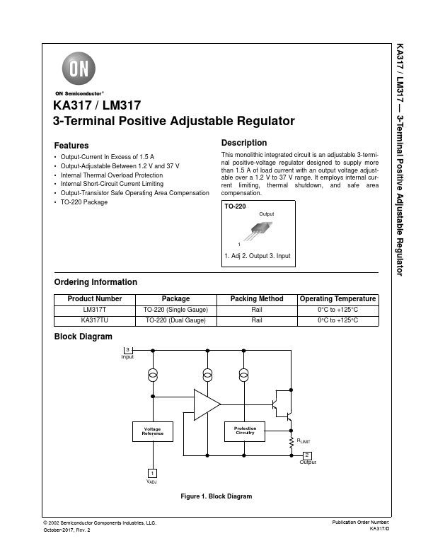 KA317TU ON Semiconductor