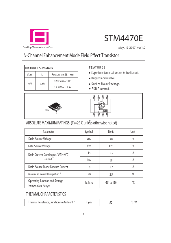 <?=STM4470E?> डेटा पत्रक पीडीएफ