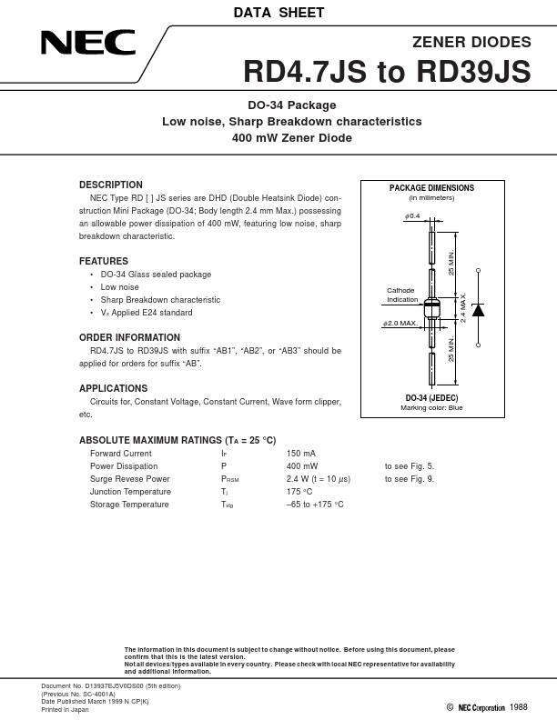 RD7.5JS NEC