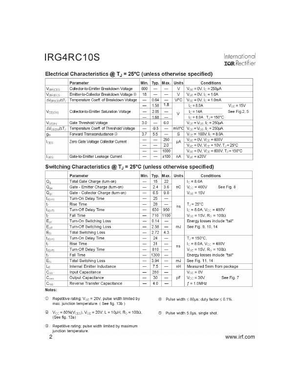 IRG4RC10S