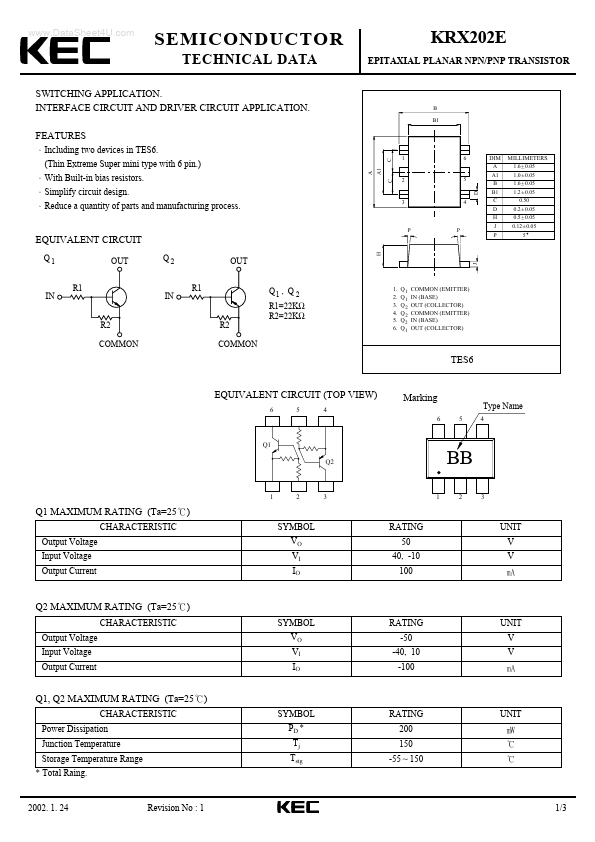 KRX202E KEC