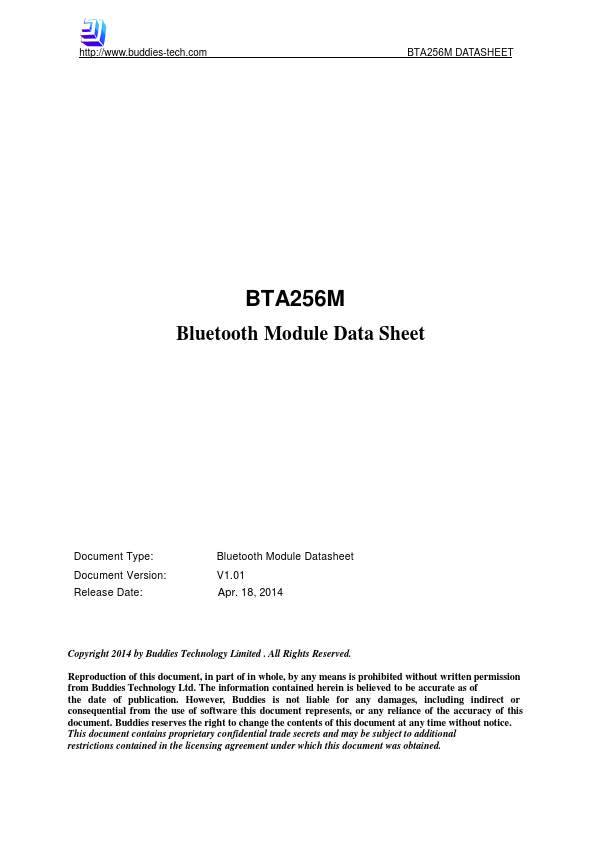 <?=BTA256M?> डेटा पत्रक पीडीएफ