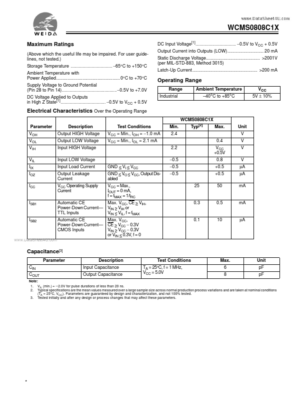 WCMS0808C1X