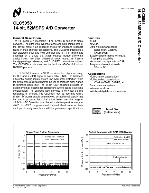 CLC5958 National Semiconductor