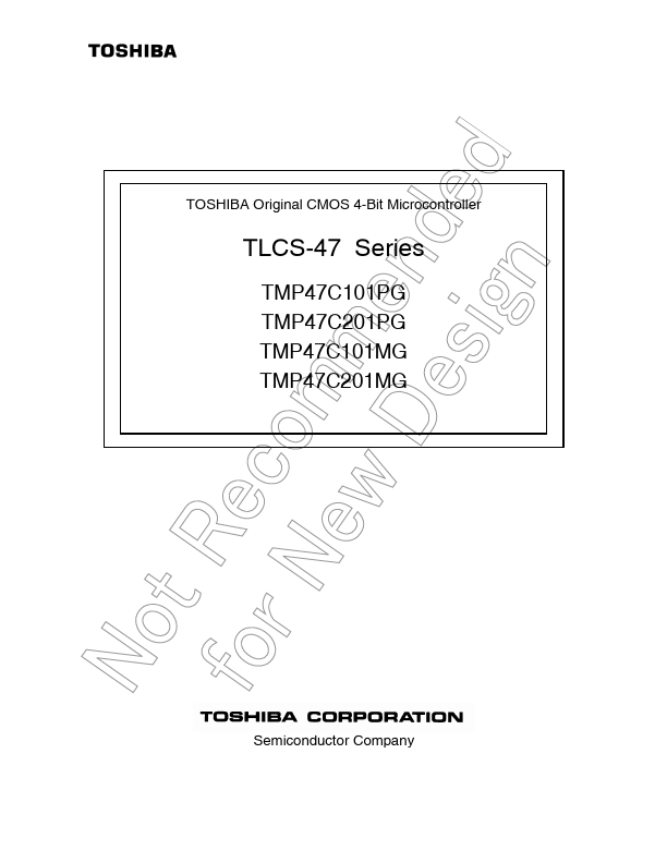 TMP47C101MG Toshiba