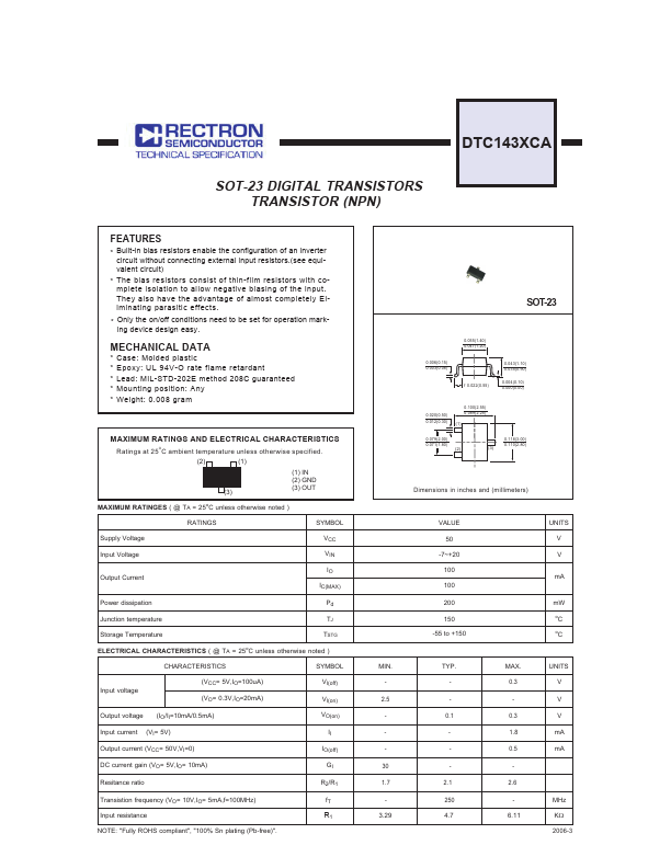 DTC143XCA