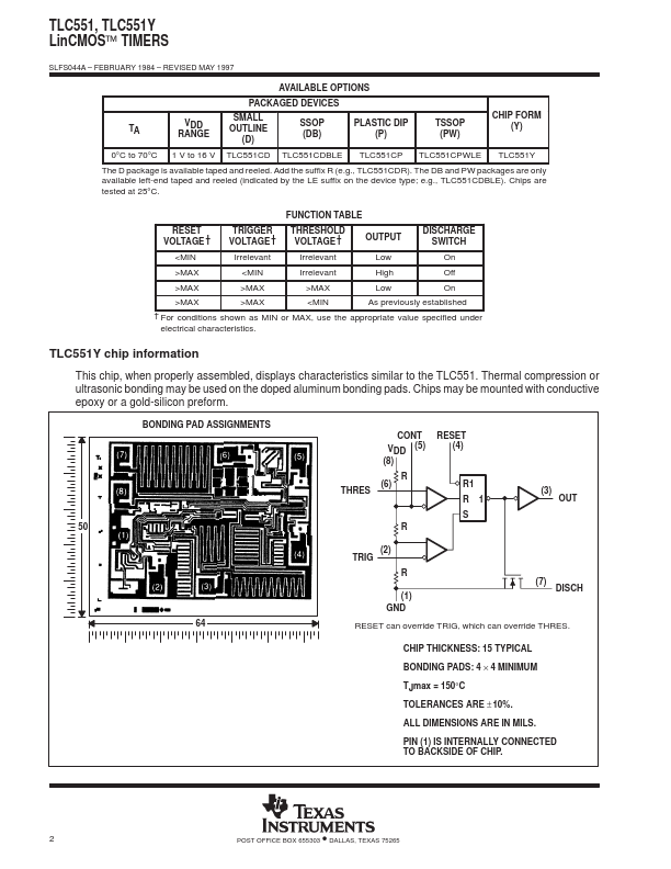 TLC551Y