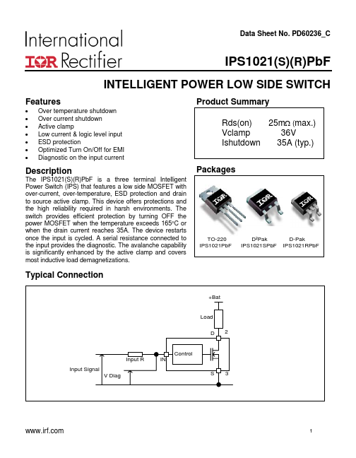 <?=IPS1021SPBF?> डेटा पत्रक पीडीएफ