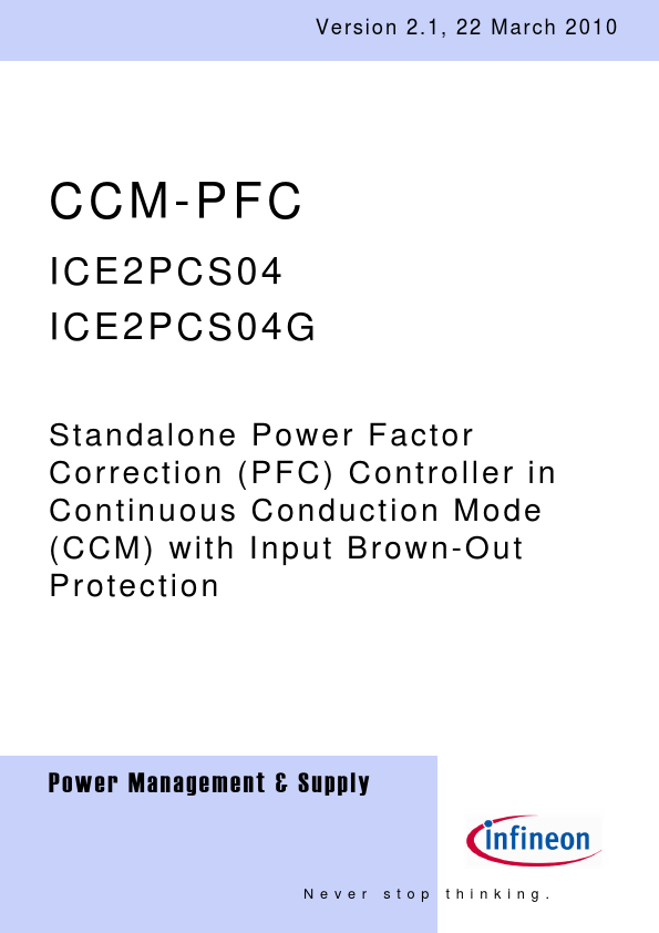ICE2PCS04 Infineon