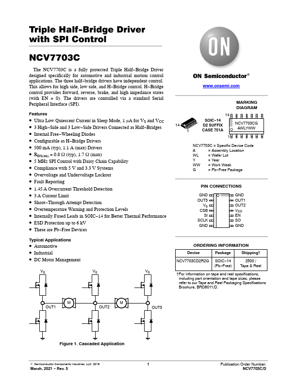 NCV7703C ON Semiconductor