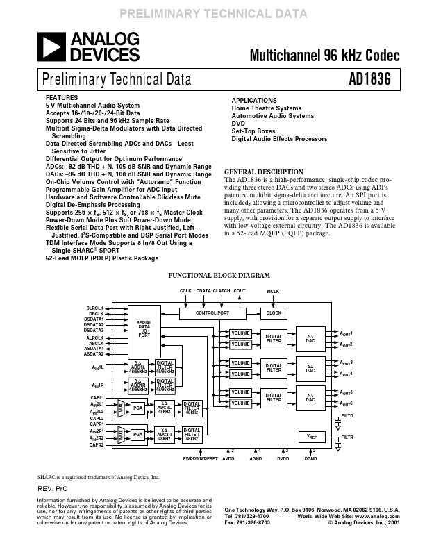 AD1836 Analog Devices