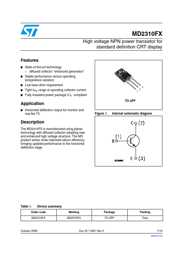 MD2310FX ST Microelectronics