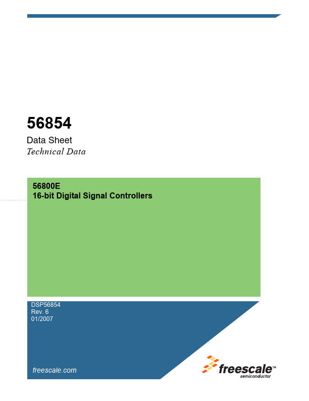 DSP56854 Freescale Semiconductor