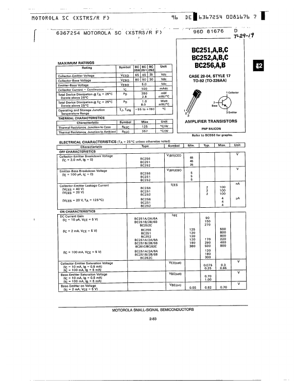 <?=BC252?> डेटा पत्रक पीडीएफ