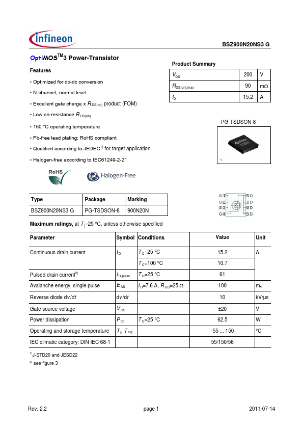 900N20N Infineon