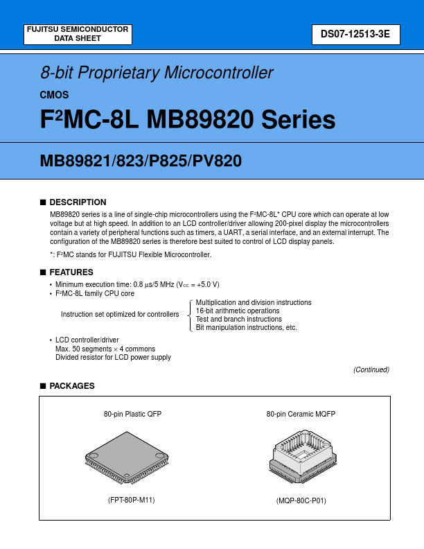 MB89823 Fujitsu Media Devices