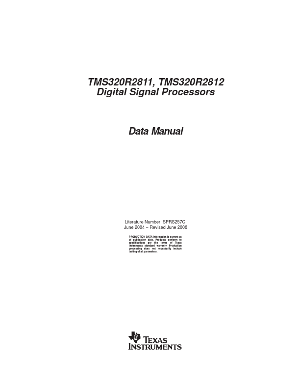 <?=TMS320R2812?> डेटा पत्रक पीडीएफ