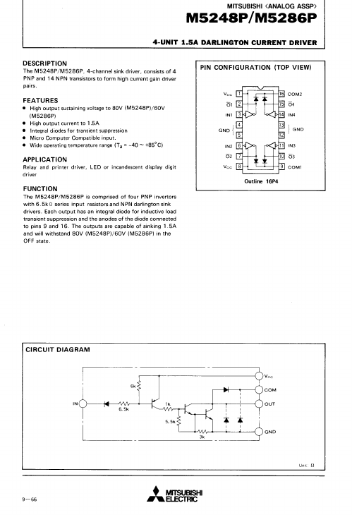 M5286P Mitsubishi