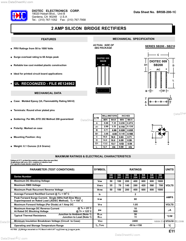 SB202 Diotec Electronics