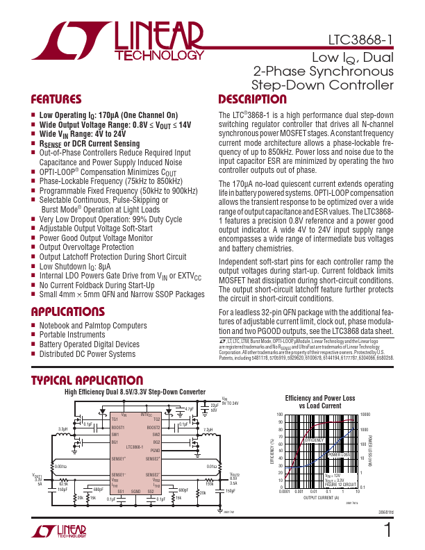 LTC3868-1 Linear Technology