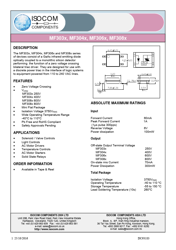 MF3043 ISOCOM