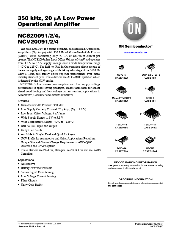 <?=NCS20094?> डेटा पत्रक पीडीएफ