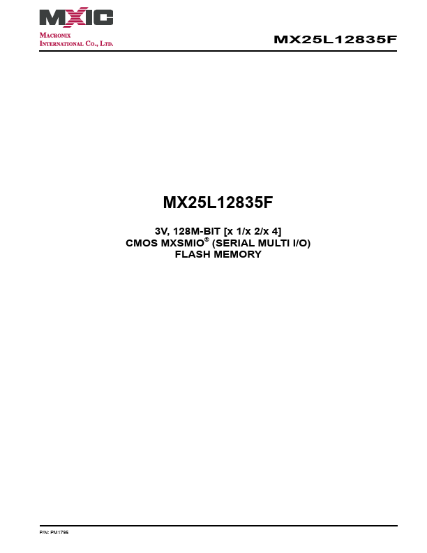 MX25L12835F