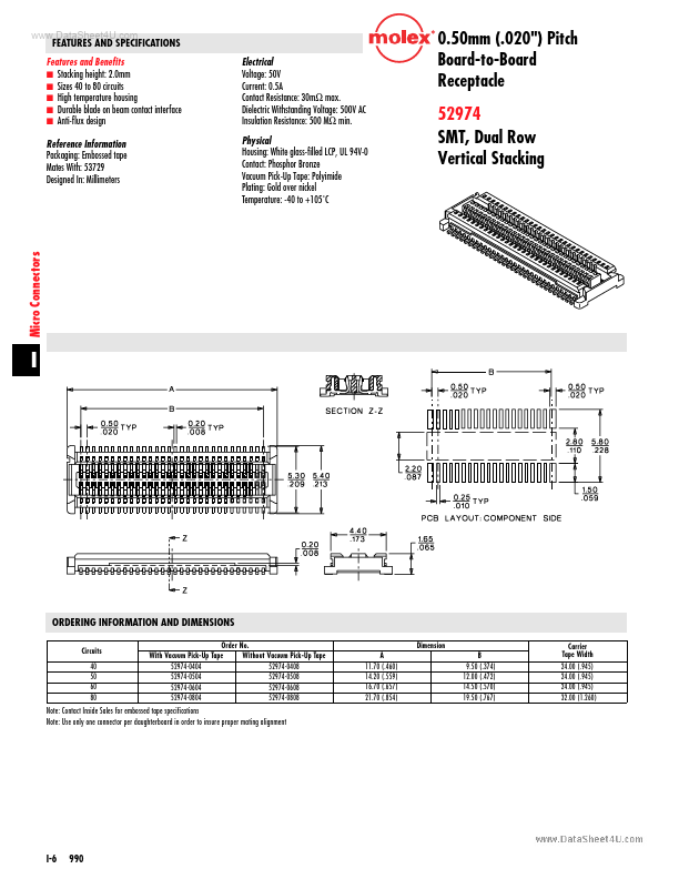 52974-0508 Molex