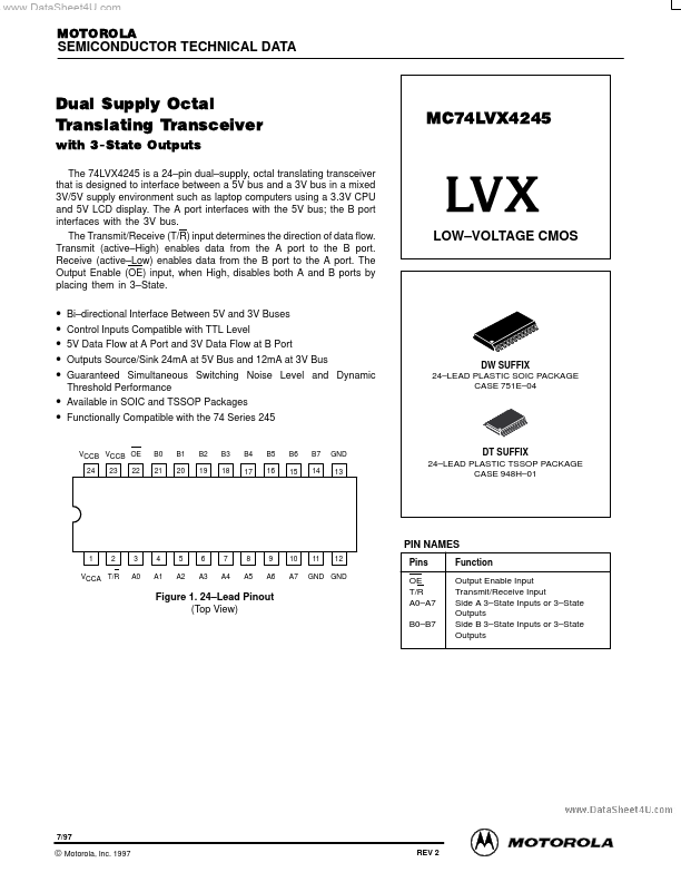 MC74LVX4245