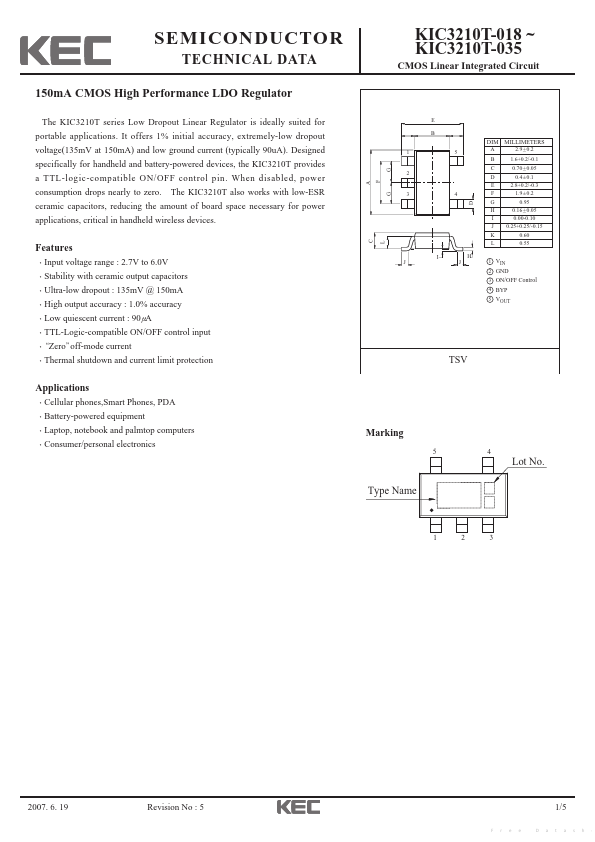 KIC3210T-032 KEC