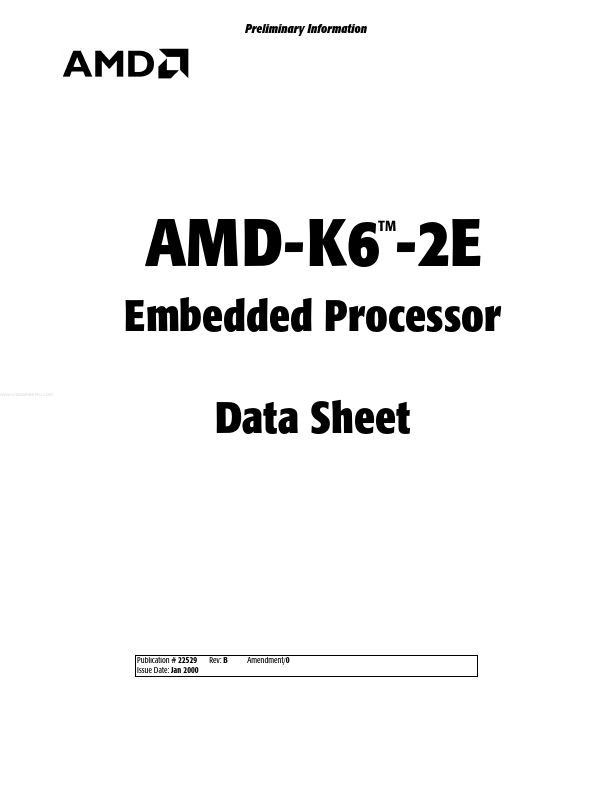 <?=AMD-K6-2E?> डेटा पत्रक पीडीएफ
