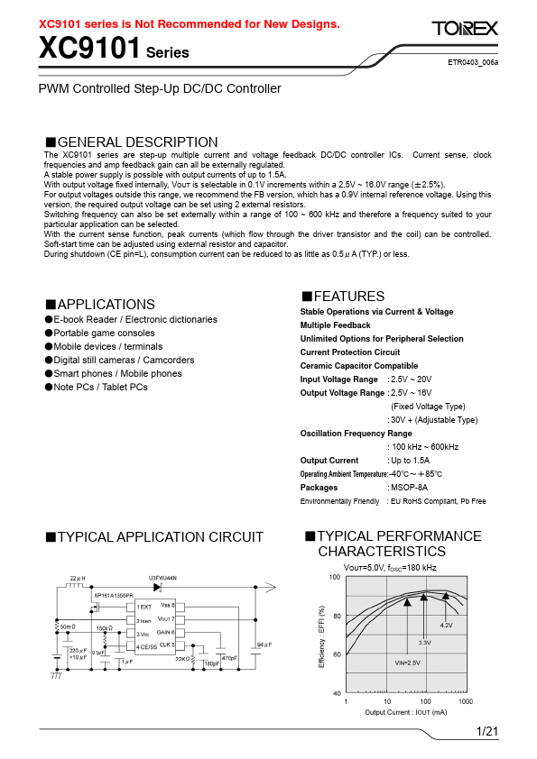 XC9101 Torex Semiconductor