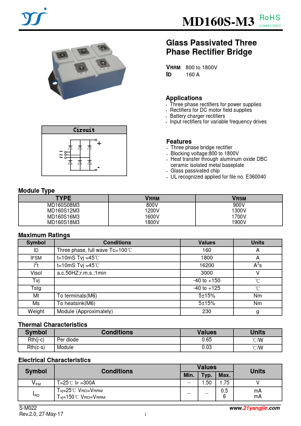 MD160S16M3