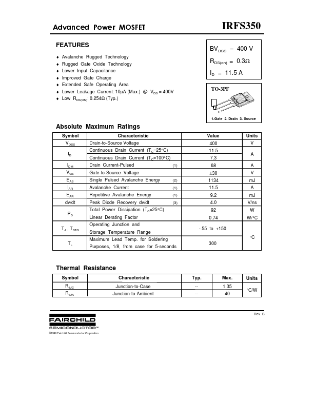 IRFS350