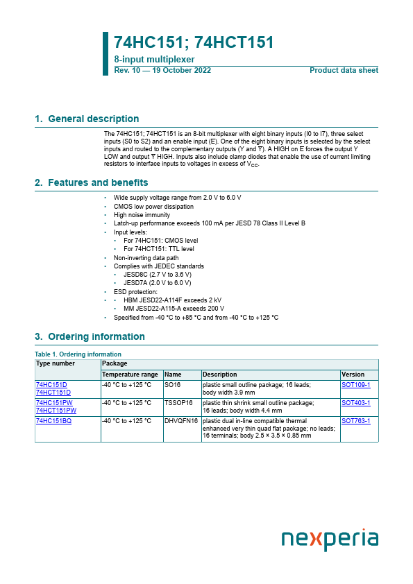 74HC151DB